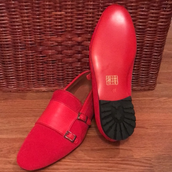 Isotti Red leather Loafer - Picture 3 of 7